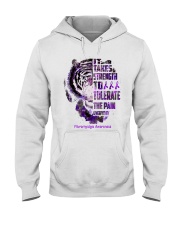 tiger fibromyalgi-a strength lqt lbs Hooded Sweatshirt tile
