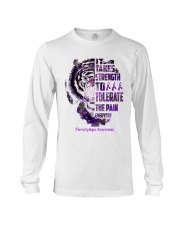 tiger fibromyalgi-a strength lqt lbs Long Sleeve Tee tile