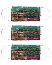 Native native girl Cloth Face Mask - 3 Pack front