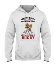 rugby girl suck it up lqt pml Hooded Sweatshirt tile