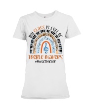 Class-Full-Of-Treble-Makers-Music-Teacher lqt lbs Premium Fit Ladies Tee tile