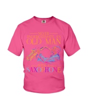 saxophone-old-man-lqt-nna Youth T-Shirt tile