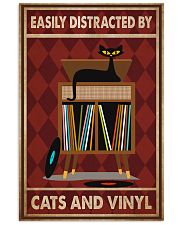 Music Cat Vinyl Easily Distracted 2 PDN-pml 11x17 Poster front