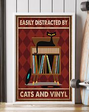 Music Cat Vinyl Easily Distracted 2 PDN-pml 11x17 Poster lifestyle-poster-4