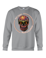 Not-today-multipl-sclerosi skull lqt pml Crewneck Sweatshirt tile