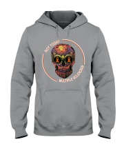 Not-today-multipl-sclerosi skull lqt pml Hooded Sweatshirt tile