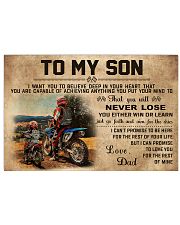 Motocross To My Son 2 PDN ngt 17x11 Poster front