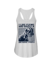 pilot-godzilla-3-people-lqt-nna Ladies Flowy Tank tile