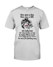 dirt track racing girl tattoo lqt pml Premium Fit Mens Tee tile