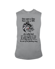 dirt track racing girl tattoo lqt pml Sleeveless Tee tile