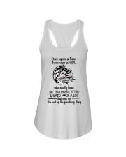 dirt track racing girl tattoo lqt pml Ladies Flowy Tank tile