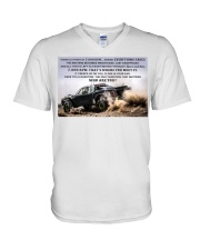trophy truck there a point pt phn ngt V-Neck T-Shirt tile