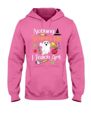 art teacher nothings scares me lqt lbs Hooded Sweatshirt tile