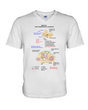 otology bony and membranous labyrinth lqt lbs V-Neck T-Shirt tile