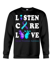 listen-care-love-suicid-e-preve ltq lbs Crewneck Sweatshirt tile