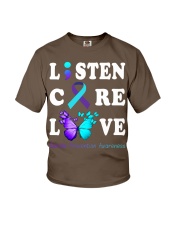 listen-care-love-suicid-e-preve ltq lbs Youth T-Shirt tile