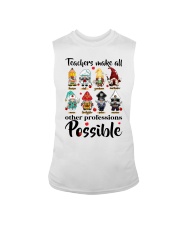 teacher gnomes make profession lqt lbs Sleeveless Tee tile