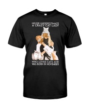 Crazy Cat Lady November mug Premium Fit Mens Tee tile
