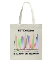 biotechnology is all about dna lqt lbs Tote Bag tile