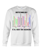 biotechnology is all about dna lqt lbs Crewneck Sweatshirt tile