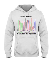 biotechnology is all about dna lqt lbs Hooded Sweatshirt tile