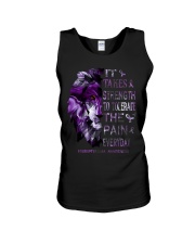 fibromyalgia It Takes Strength lqt lbs Unisex Tank tile