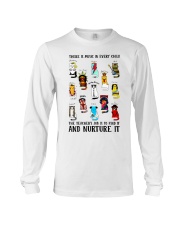 music teacher find it lqt lbs Long Sleeve Tee tile