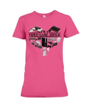 Game Video Game Aholic PDN-dqh Premium Fit Ladies Tee tile