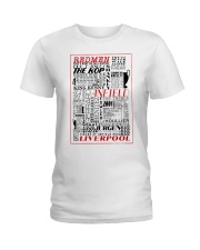 liverpoo text lqt lbs Ladies T-Shirt tile