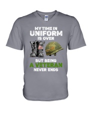 uniform-veteran-lqt-nna V-Neck T-Shirt tile
