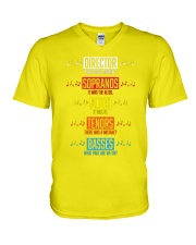 musician-orchestra-music-ensemble-instrume lqt pml V-Neck T-Shirt tile