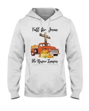 fall-for-jesus truck lqt lbs Hooded Sweatshirt tile