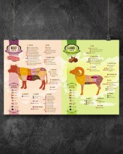 chef beef lamb cuts pt lqt lbs 17x11 Poster aos-poster-landscape-17x11-lifestyle-12