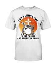 drums-jesus-man-simple-lqt-nna Premium Fit Mens Tee tile