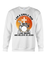 drums-jesus-man-simple-lqt-nna Crewneck Sweatshirt tile