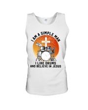 drums-jesus-man-simple-lqt-nna Unisex Tank tile