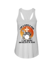drums-jesus-man-simple-lqt-nna Ladies Flowy Tank tile