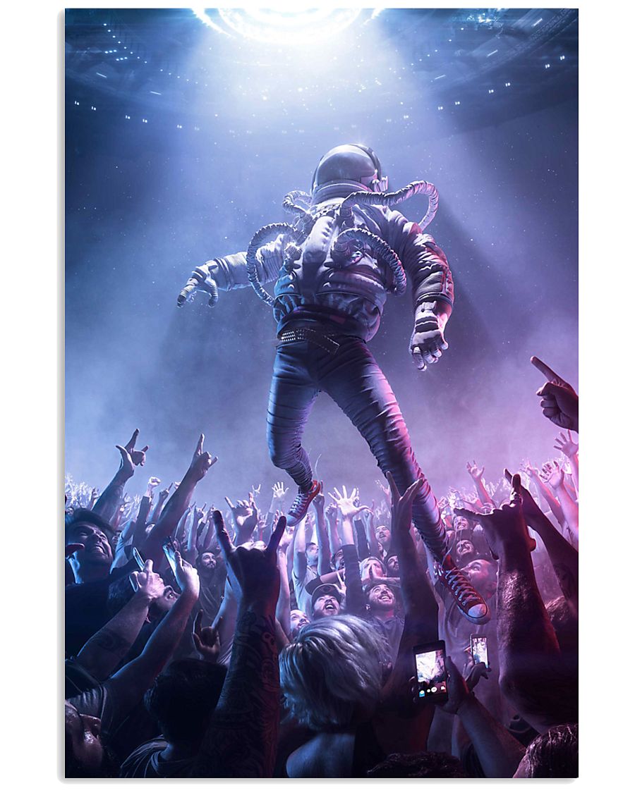 astronomy astronaut party rock 24x36 Poster