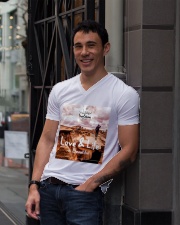 Love and life beautiful V-Neck T-Shirt lifestyle-mens-vneck-front-1
