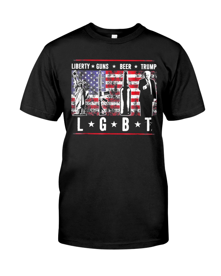 Liberty Guns Beer Trump TShirt Classic T-Shirt