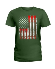 Patriotic Archery Shirt Bow Hunting Ladies T-Shirt thumbnail
