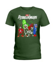 Pitbullvengers T-shirt Funny Dog Ladies T-Shirt thumbnail