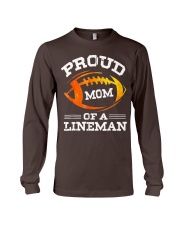 Proud Mom Of A Football Lineman T-Shirt Long Sleeve Tee thumbnail
