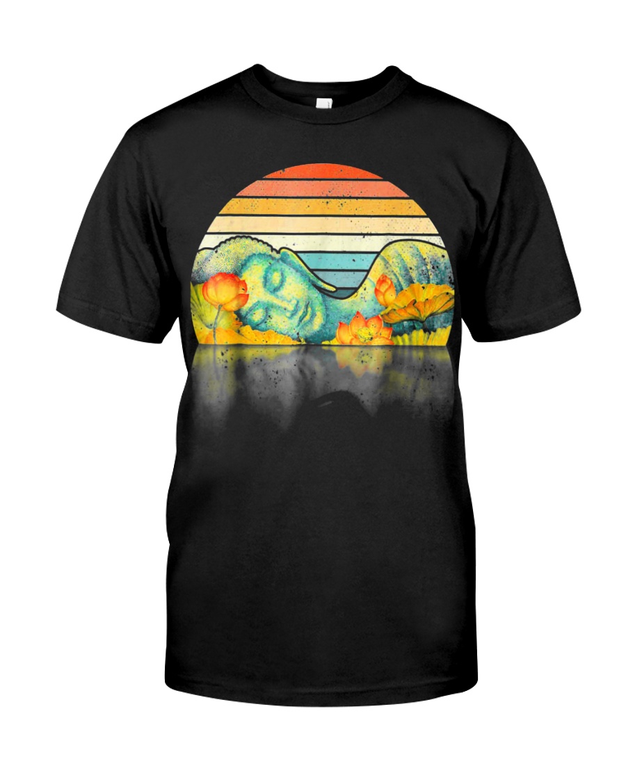 Life Is Ironic Buddha Vintage T Shirt Classic T-Shirt