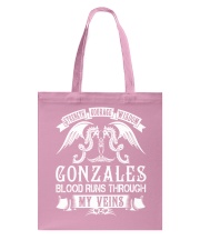 GONZALES - Veins Name Shirts Tote Bag thumbnail