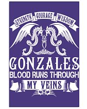 GONZALES - Veins Name Shirts 11x17 Poster thumbnail