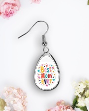 Mommy And Son Battery Charger Teardrop Earrings aos-earring-teardrop-front-lifestyle-6