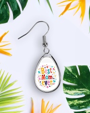 Mommy And Son Battery Charger Teardrop Earrings aos-earring-teardrop-front-lifestyle-9