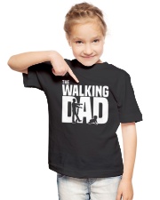 THE WALKING DAD Youth T-Shirt lifestyle-youth-tshirt-front-2