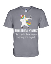 Unicorn Dental Hygienist V-Neck T-Shirt thumbnail